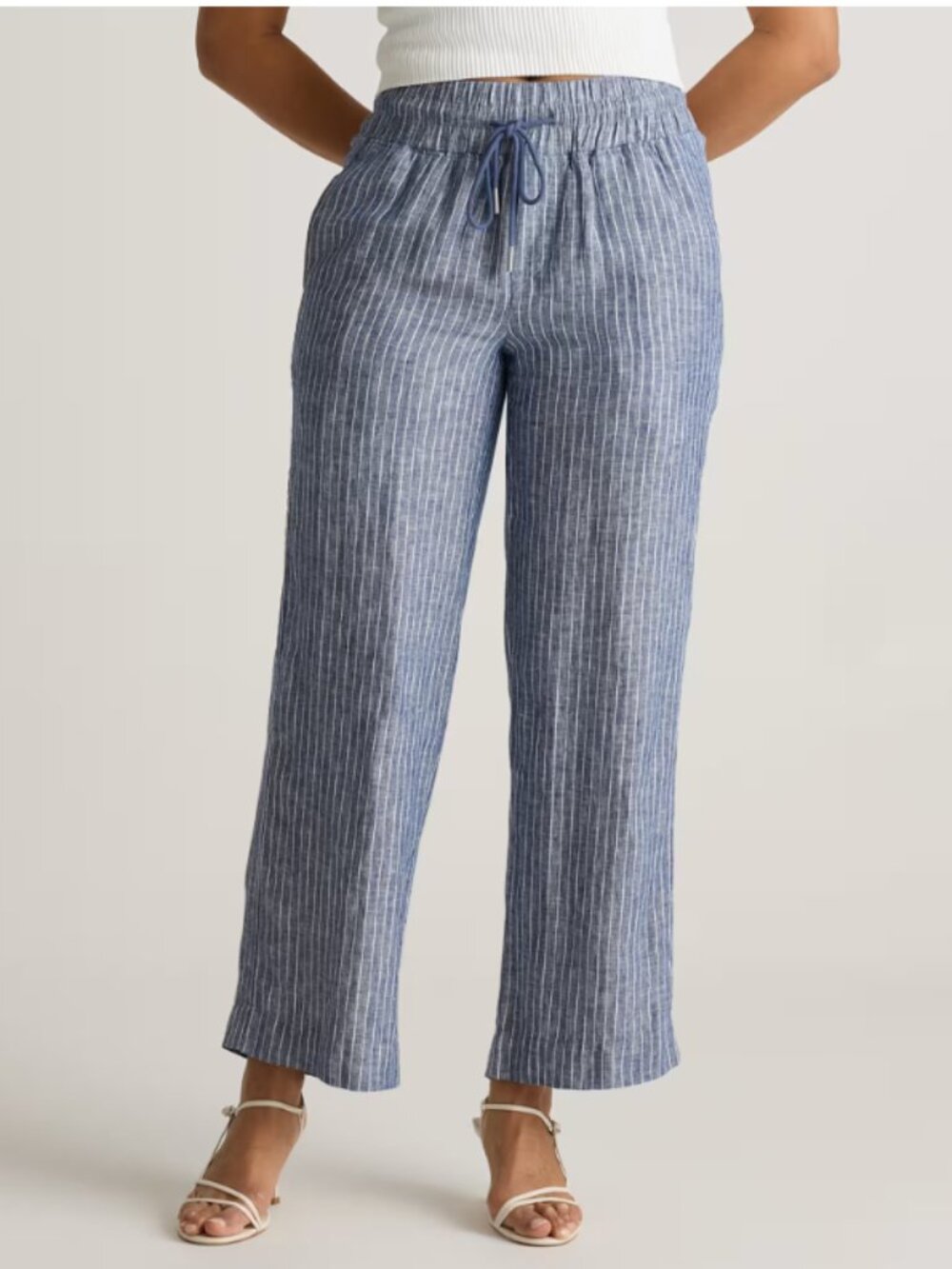 Quince 100% European Linen Wide Leg Pants